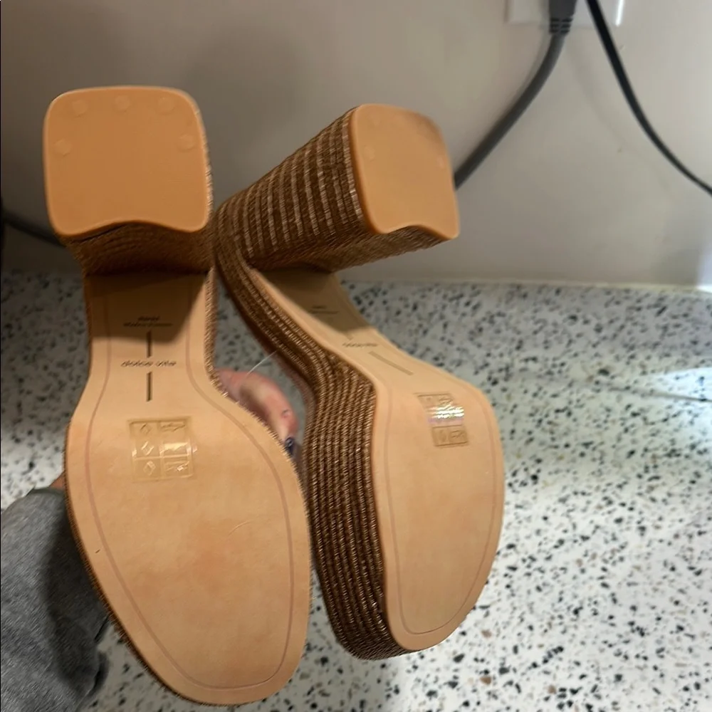 Dolce vita Clear Strap Platform Heels - Picture 4 of 4
